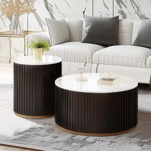 Round Wood Coffee Table