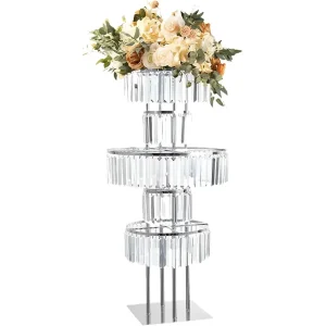 5-Tier Crystal Flower Stands, 1PC
