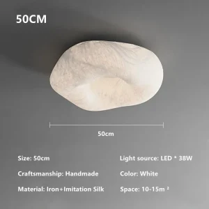 Cloud Handmade Imitation Silk Ceiling Light