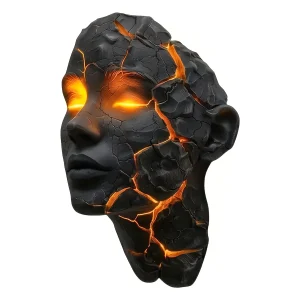 Halloween Broken Soul LED Wall Lamp